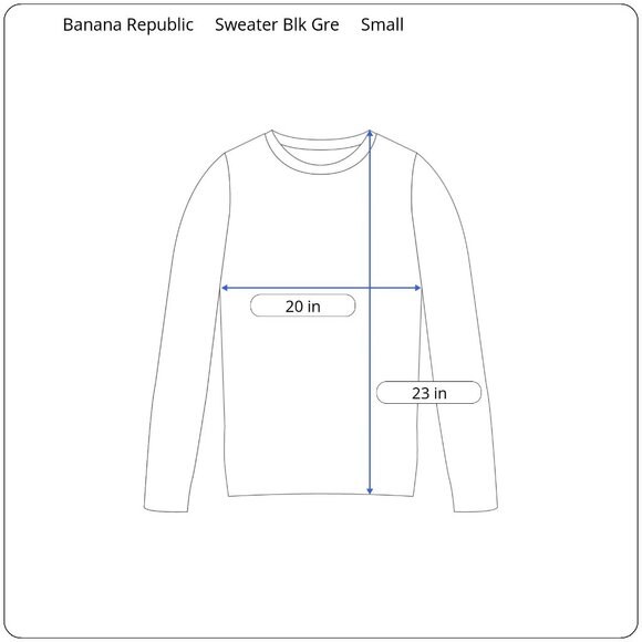 Banana Republic Striped Sweater Black/Gray S Warm Cozy Italian Yarn Winterwear - Picture 2 of 9